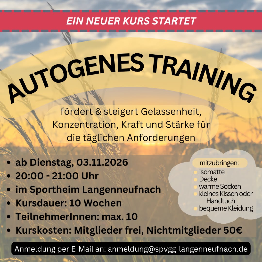 2026 autogenes training