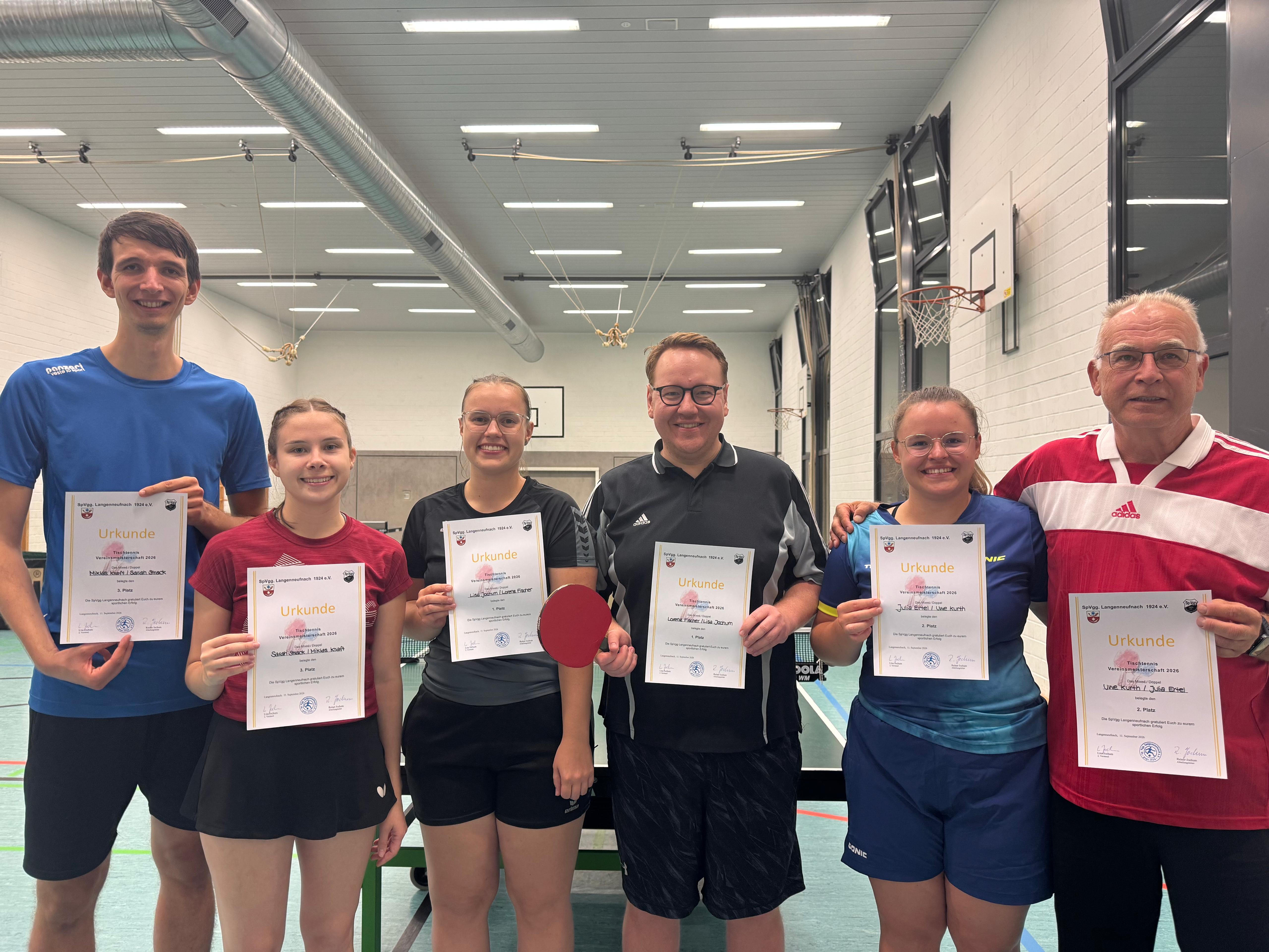 senioren 2026 vereinsmeisterschaft mixed