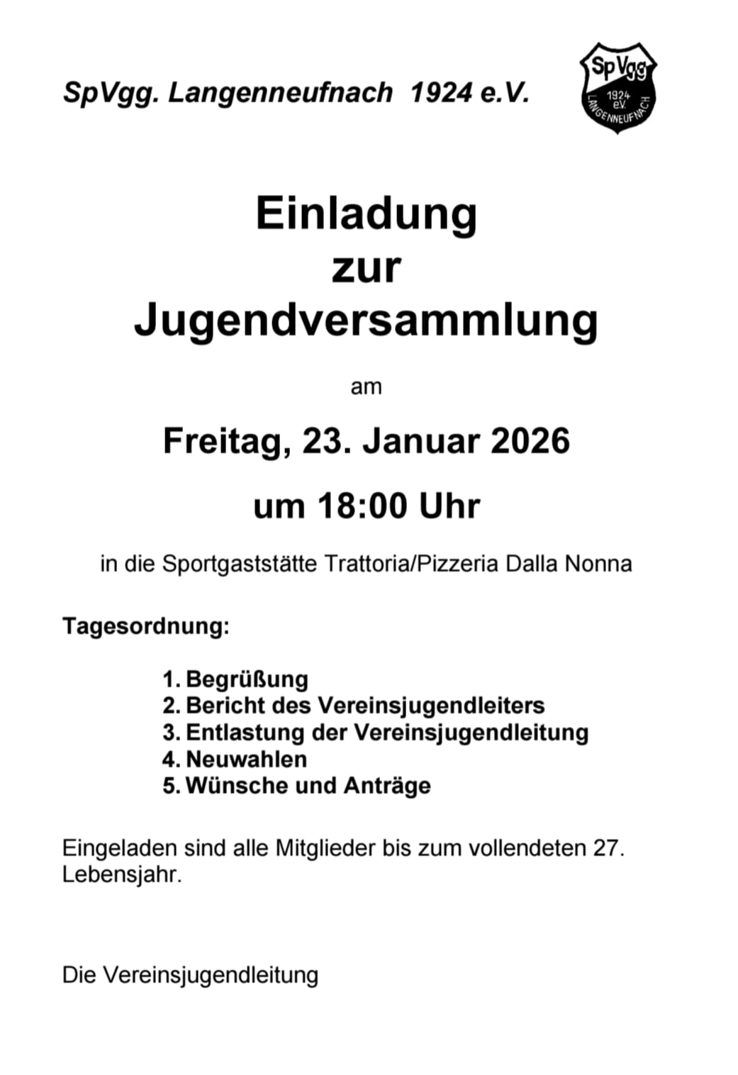 2026 einladung jugendversammlung